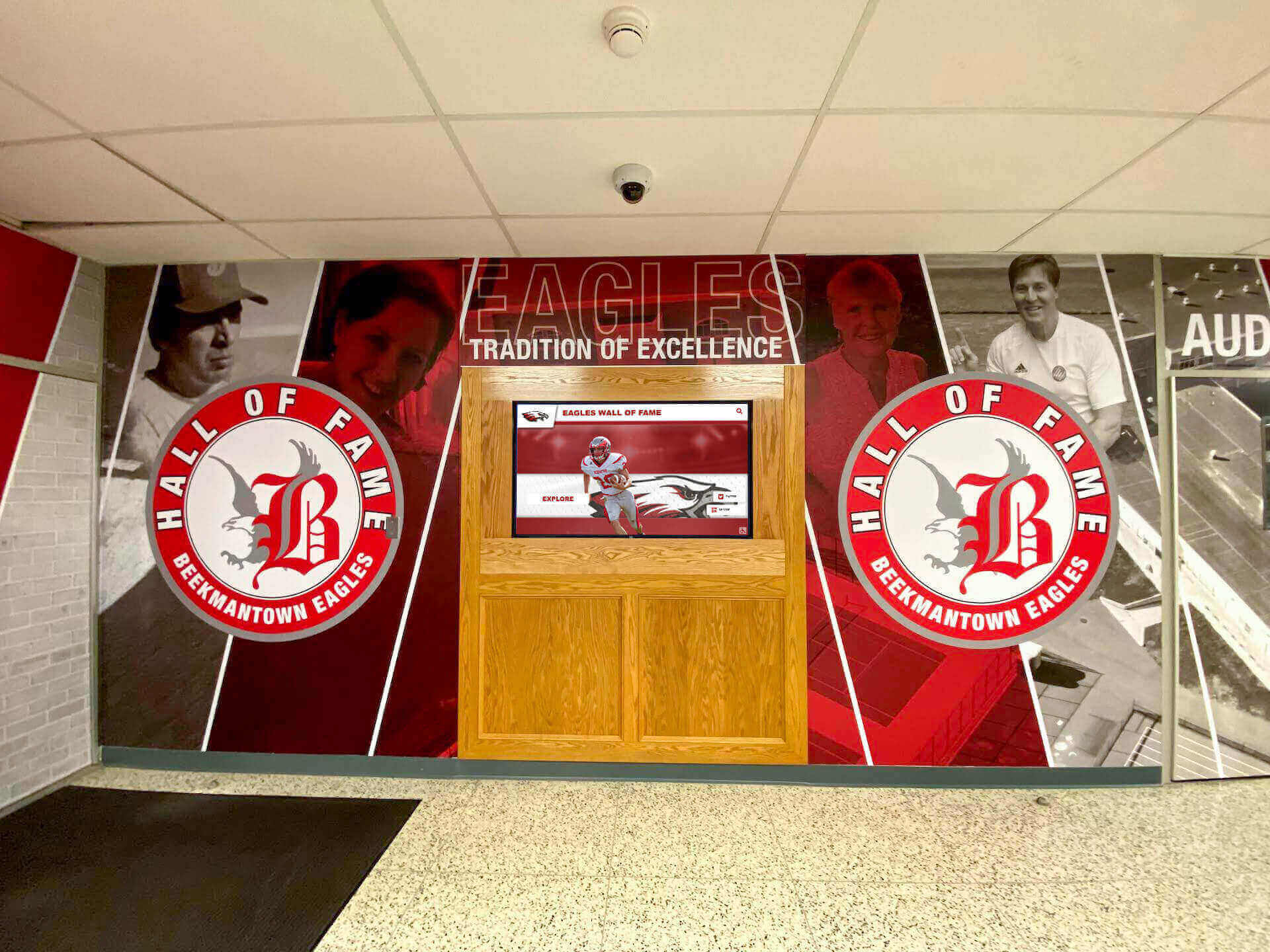 Hall of fame display