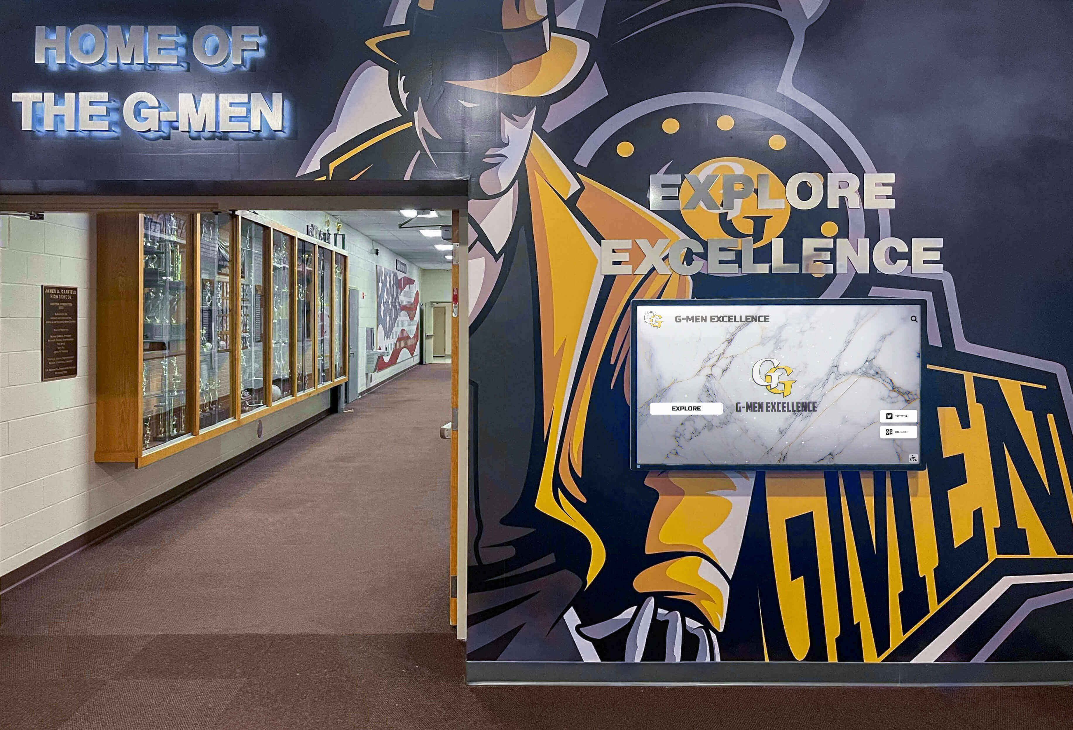 School hallway recognition